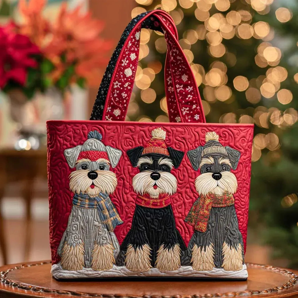 Hantväska - Schnauzer-trio
