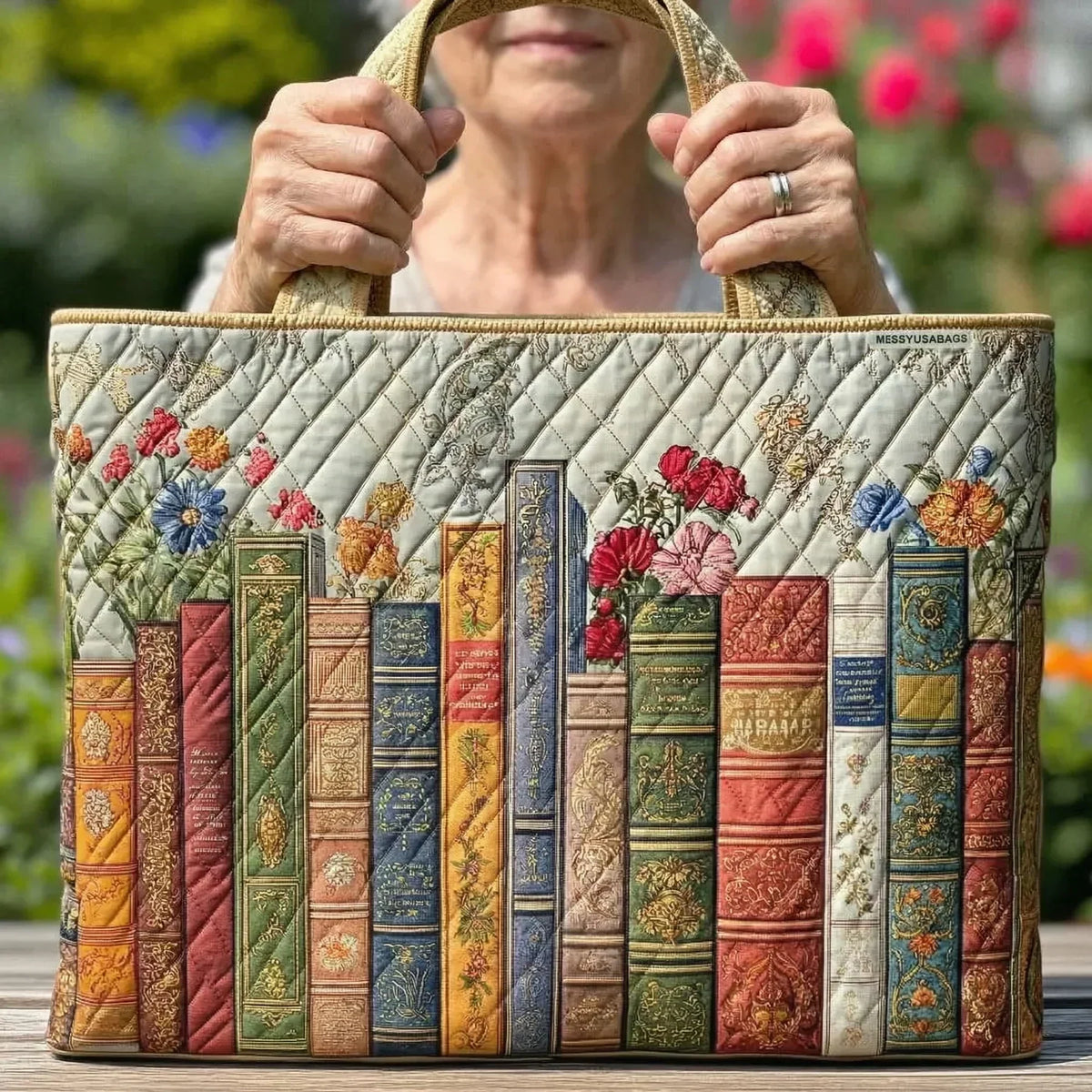 Vadderad Väska - Förtrollat Bibliotek