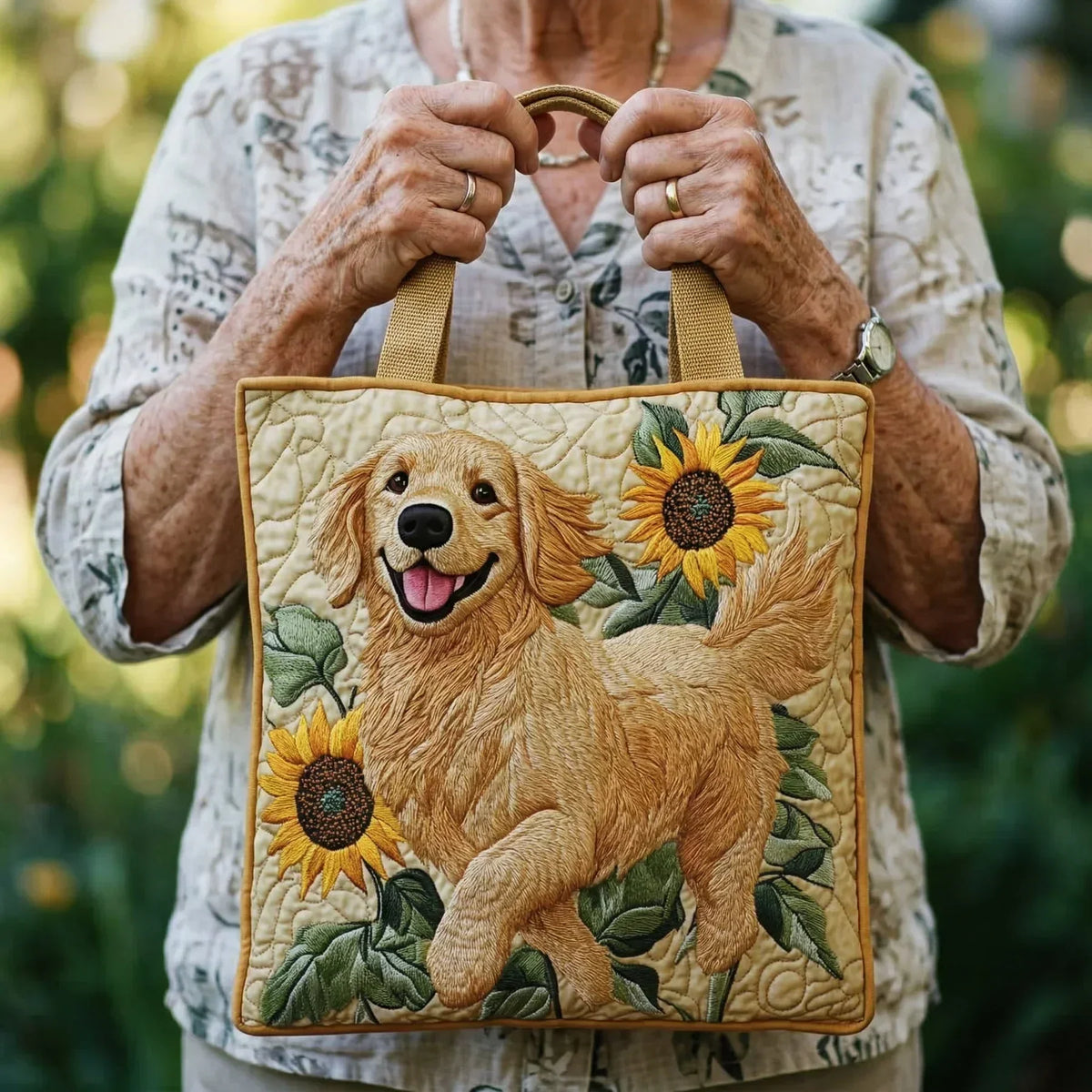 Hantväska - Golden Retriever